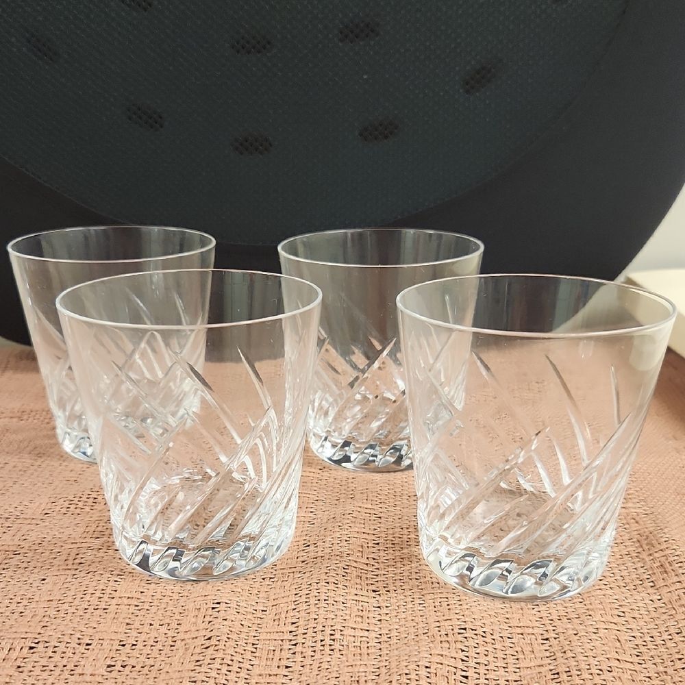 Crystal Clear Tumbler Set of 4 Glasses